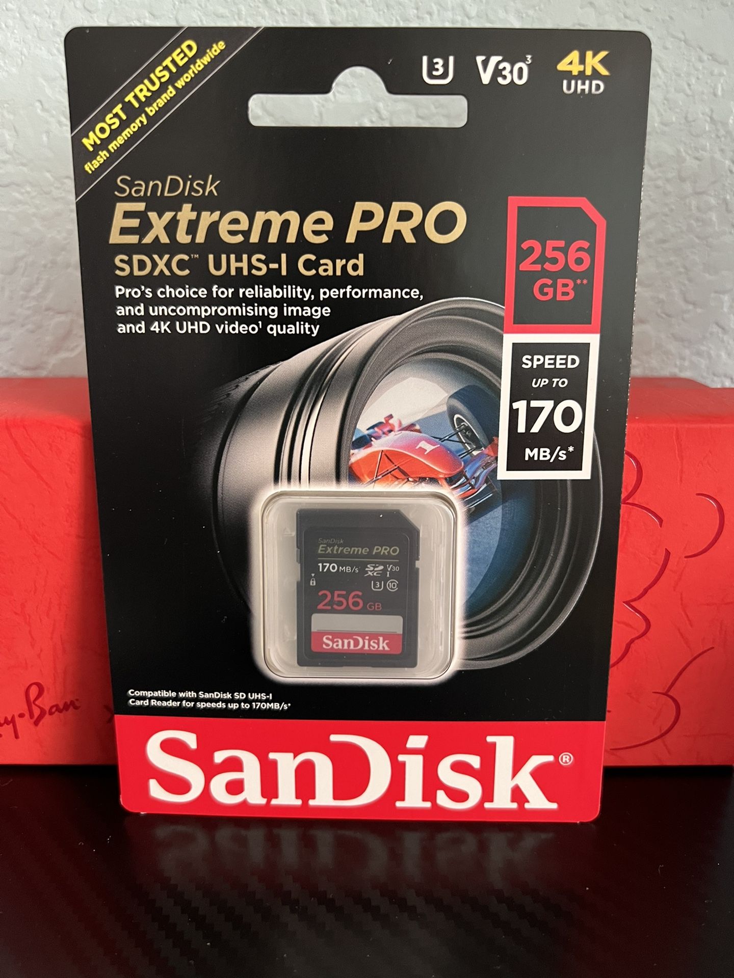 SanDisk 256GB Extreme PRO UHS-I U3 SDXC Memory Card