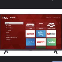 TCL FULL HD 1080P ROKU SMART TV 43”
