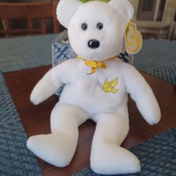 Ty beanie bear "HOLY FATHER" 2005 Pope John Paul II commemorative edition
