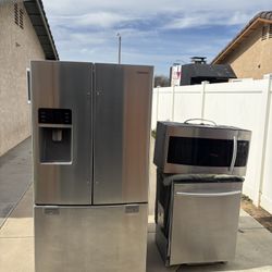 2012 Samsung Refrigerator, Dishwasher, And Microwave