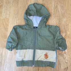 Authentic Carter's Green Jacket Hoodie Lizard