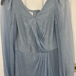 Bridesmaid Blue Dress