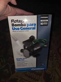 selling a new Flotec FP0F360AC Cyclone Water Removal Utility Pump it is brand new