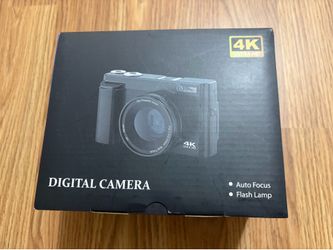 4K Digital Camera with Flip Screen