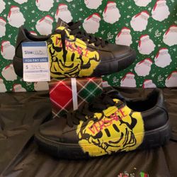 Versace Medusa Greco Low Smiling Medusa Sneakers 