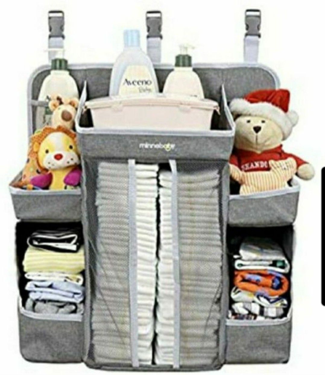 Minnebaby Baby Nursery Organizer and Diaper Caddy Organizer