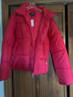 Zenana Red Puffer Jacket with Tags