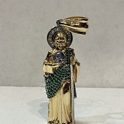 14k Gold San Judas Pendant #109852-1 MJ