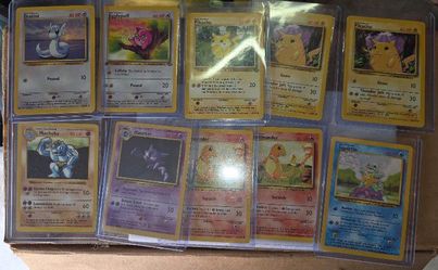 Base card lot 10 Pokemon cards Charmander Squirtle more NM