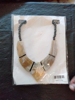 Buffalo Horn Necklace