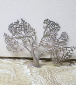 Lonesome tree sculpture wall art, Sand casted aluminum