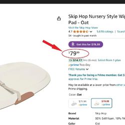 Wipe-Clean Nurse Pad For Baby