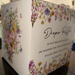 Diaper Raffle Box 