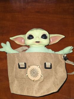 Baby Grogu talking toy