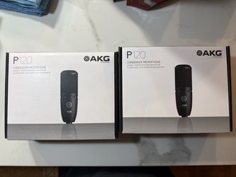 AKG P120 Condensor Mics and pop filter