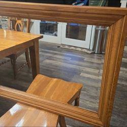 Made in USA - Broyhill Bedroom, Living or Dining Room Beveled Glass Mirror 25 LB