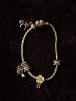 Vintage Pandora Charm Bracelet