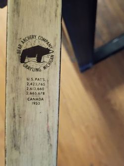 Archery Bow vintage 1953