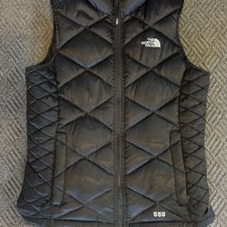 Northface kids black Down Vest 