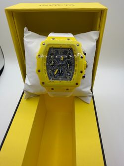 Invicta Racing Chronograph - "Miami Special Edition" Yellow & White (44mm)