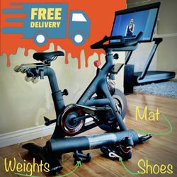Peloton Bike Plus – Smart Spin Bike with Live Classes, HD Screen & Home Cardio Power