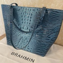 Brahmin Tote, Large, Peacock Melbourne.