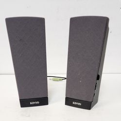 Two (2) KINYO Amplified Speakers Model PA-115
