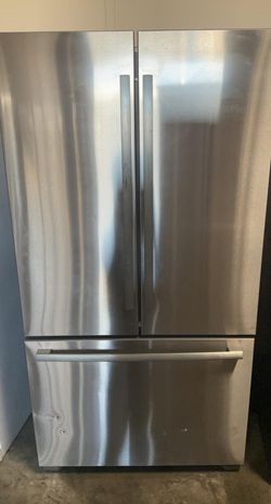 GE  3 Door Stainless Steel Refrigerator
