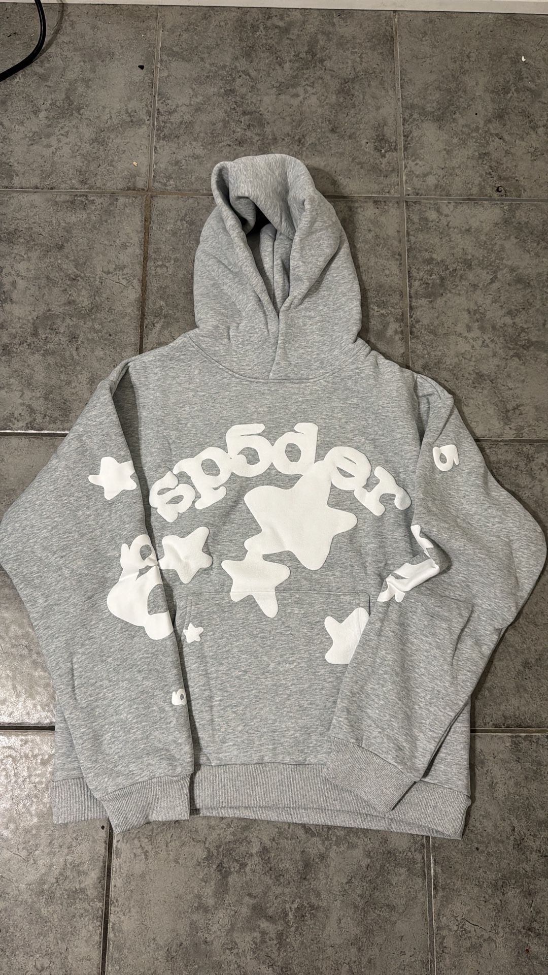 Large Gray Spider Hoodie