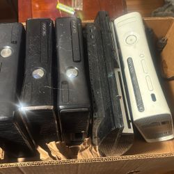 Old Xboxes One PS3 
