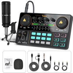 MaonoCaster Podcast Equipment All In One Production 