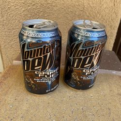 2008 Mountain Dew Halo 3 Game Fuel limited edition empty cans