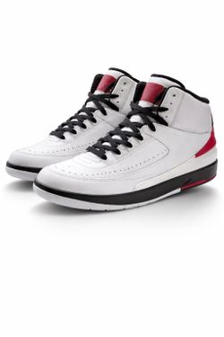 Air Jordan 2 Retro – White/Varsity Red/Black – Men’s Sneakers