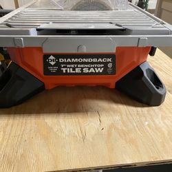 Diamondback 7” 6.5 Amp Tile Saw