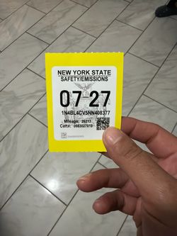 NY Inspection sticker