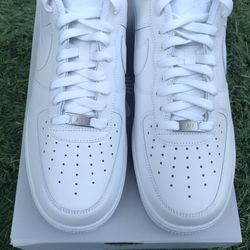 Brand New Nike Air Force 1 Low, White On White, Size 12  Mens