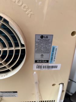 LG Portable air conditioner – 10,000 BTU - model LP1015WNR