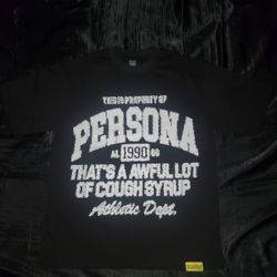 THAT'S A AWFUL LOT OF COUGH SYRUP T-SHIRTS, BLACK, SIZES S, M, & L