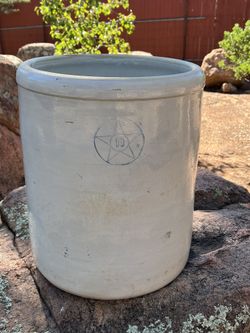 VINTAGE PICKLING CROCK 10 GAL.