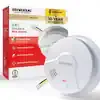 Universal Security Instruments Hardwired 10-Year Battery Backup Smoke Detector, Ionization