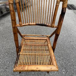 Bamboo folding chairs