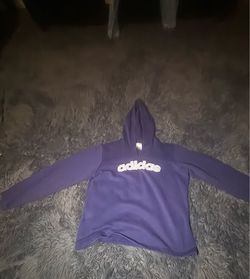 Adidas Purple Pullover Hoodie