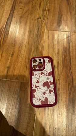 iPhone Phone Case Heart Print