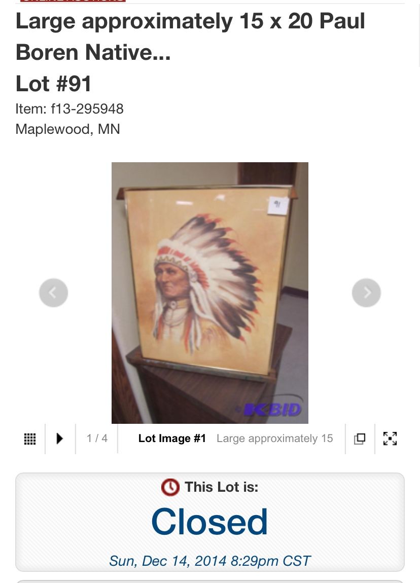 Paul Picture Frame Vintage 