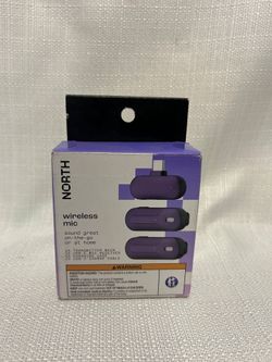 NORTH Wireless Microphone with Charger (USB-C): Audio Equipment Accessory