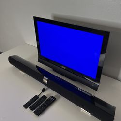 Vizio 26” LED-LCD  HDTV, M260va + Vizio VSB200 Soundbar 