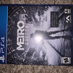 Metro Exodus For Ps4! 