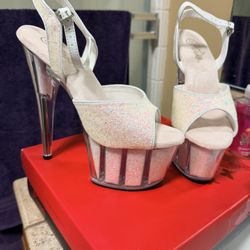 Stilettos Clear And. Opal 