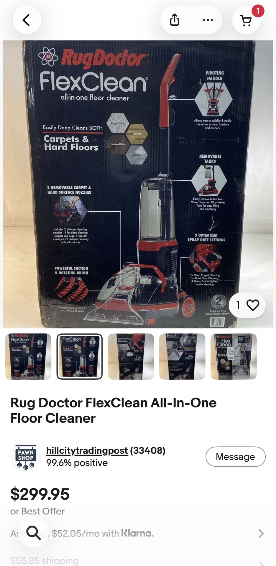 Rug Doctor Flex Clean All-In-One Floor Cleaner