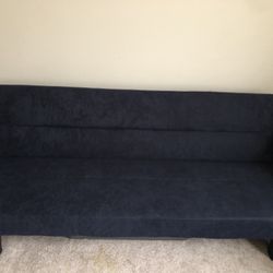 Blue Suede Futon 